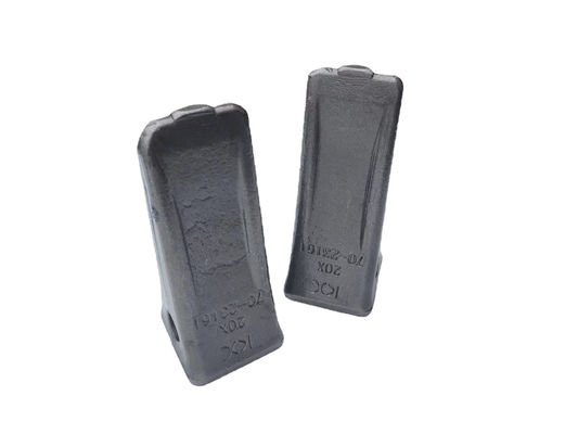 قطعات سطل سطل بیل مکانیکی ریخته گری فولادی PC100 قطعات زیر بار