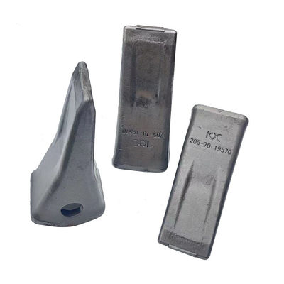 قطعات ماشین آلات ساخت و ساز دندانه دار سطل فورج حفار مقاوم در برابر زنگ OEM پذیرفته شده است